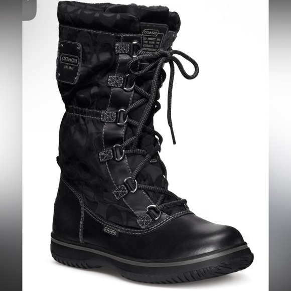 Coach Shoes - Coach Women's Black Winter Boots